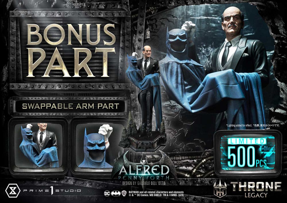 DC Comics Throne Legacy Series Statue Alfred Pennyworth (Batman Comics) Bonus Version 57 cm - Versand: 5-7 Tage nach Bestellung