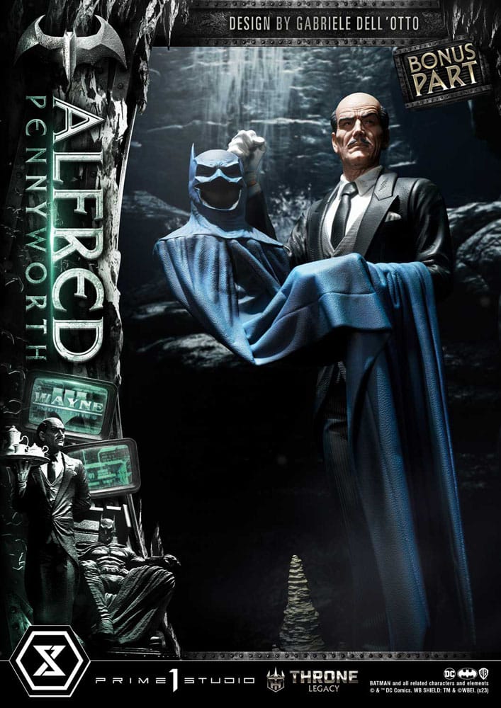 DC Comics Throne Legacy Series Statue Alfred Pennyworth (Batman Comics) Bonus Version 57 cm - Versand: 5-7 Tage nach Bestellung