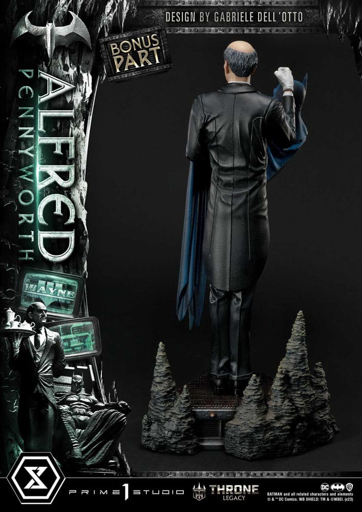 DC Comics Throne Legacy Series Statue Alfred Pennyworth (Batman Comics) Bonus Version 57 cm - Versand: 5-7 Tage nach Bestellung