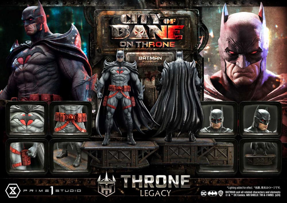 DC Comics Throne Legacy Collection Statue 1/4 Flashpoint Batman 60 cm - Preorder - ETA: 11.11.2025