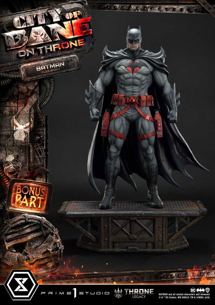 DC Comics Throne Legacy Collection Statue 1/4 Flashpoint Batman Bonus Version 60 cm - Preorder - ETA: 11.11.2025
