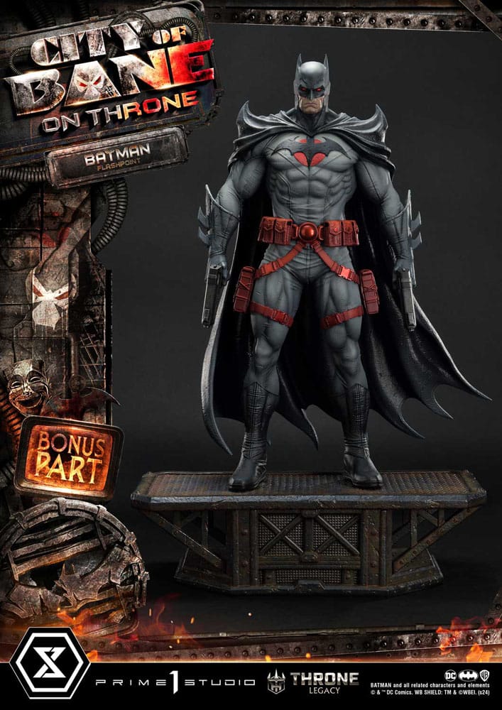 DC Comics Throne Legacy Collection Statue 1/4 Flashpoint Batman Bonus Version 60 cm - Preorder - ETA: 11.11.2025