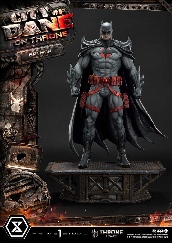 DC Comics Throne Legacy Collection Statue 1/4 Flashpoint Batman Bonus Version 60 cm - Preorder - ETA: 11.11.2025