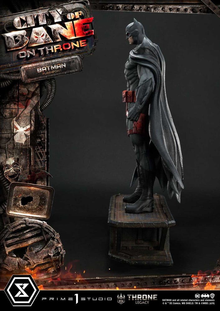 DC Comics Throne Legacy Collection Statue 1/4 Flashpoint Batman Bonus Version 60 cm - Preorder - ETA: 11.11.2025