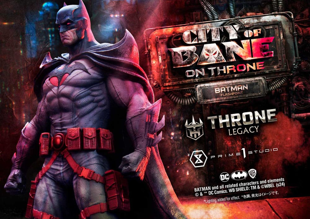 DC Comics Throne Legacy Collection Statue 1/4 Flashpoint Batman Bonus Version 60 cm - Preorder - ETA: 11.11.2025