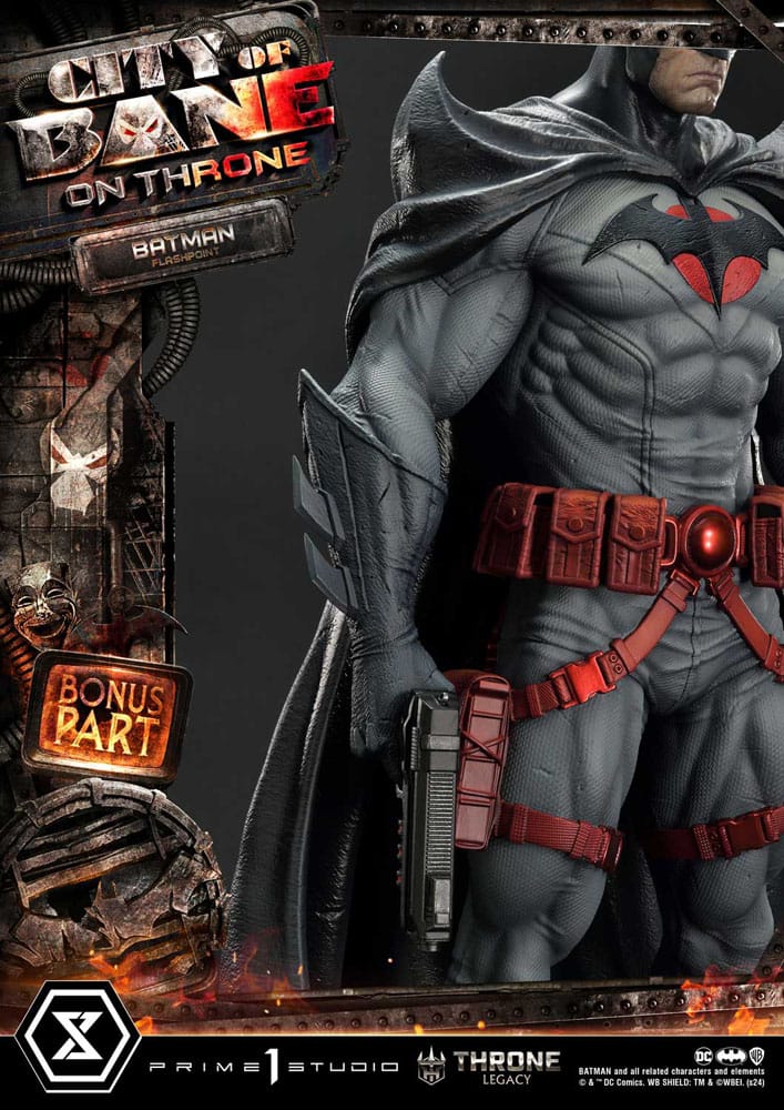 DC Comics Throne Legacy Collection Statue 1/4 Flashpoint Batman Bonus Version 60 cm - Preorder - ETA: 11.11.2025