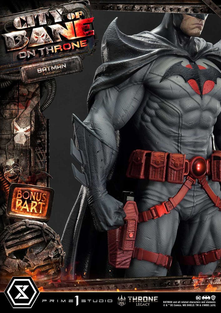 DC Comics Throne Legacy Collection Statue 1/4 Flashpoint Batman Bonus Version 60 cm - Preorder - ETA: 11.11.2025