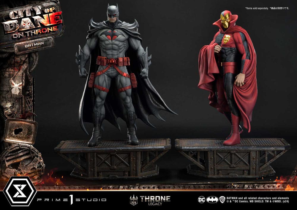 DC Comics Throne Legacy Collection Statue 1/4 Flashpoint Batman Bonus Version 60 cm - Preorder - ETA: 11.11.2025