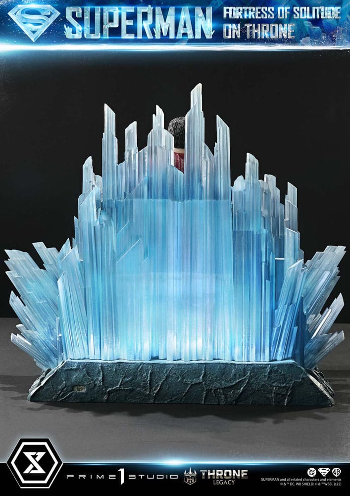 DC Comics Throne Legacy Collection Statue 1/4 Superman Fortress of Solitude on Throne (Design by Gabriele Dell'Otto) 52 cm - Preorder - ETA: 25.03.2027