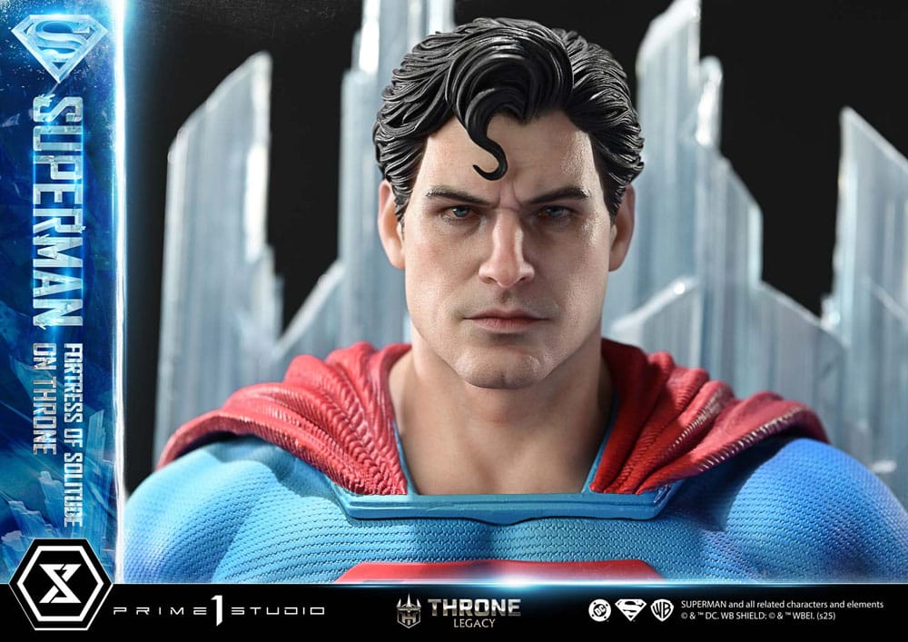 DC Comics Throne Legacy Collection Statue 1/4 Superman Fortress of Solitude on Throne (Design by Gabriele Dell'Otto) 52 cm - Preorder - ETA: 25.03.2027
