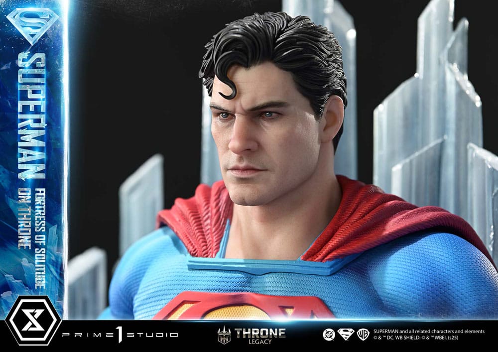DC Comics Throne Legacy Collection Statue 1/4 Superman Fortress of Solitude on Throne (Design by Gabriele Dell'Otto) 52 cm - Preorder - ETA: 25.03.2027