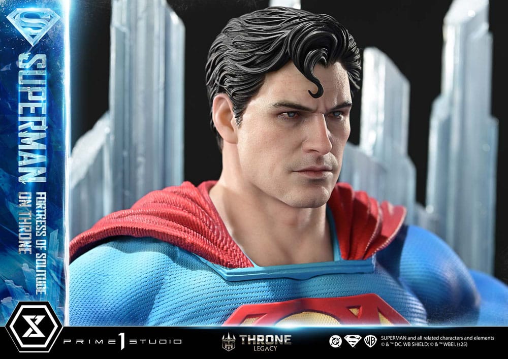 DC Comics Throne Legacy Collection Statue 1/4 Superman Fortress of Solitude on Throne (Design by Gabriele Dell'Otto) 52 cm - Preorder - ETA: 25.03.2027