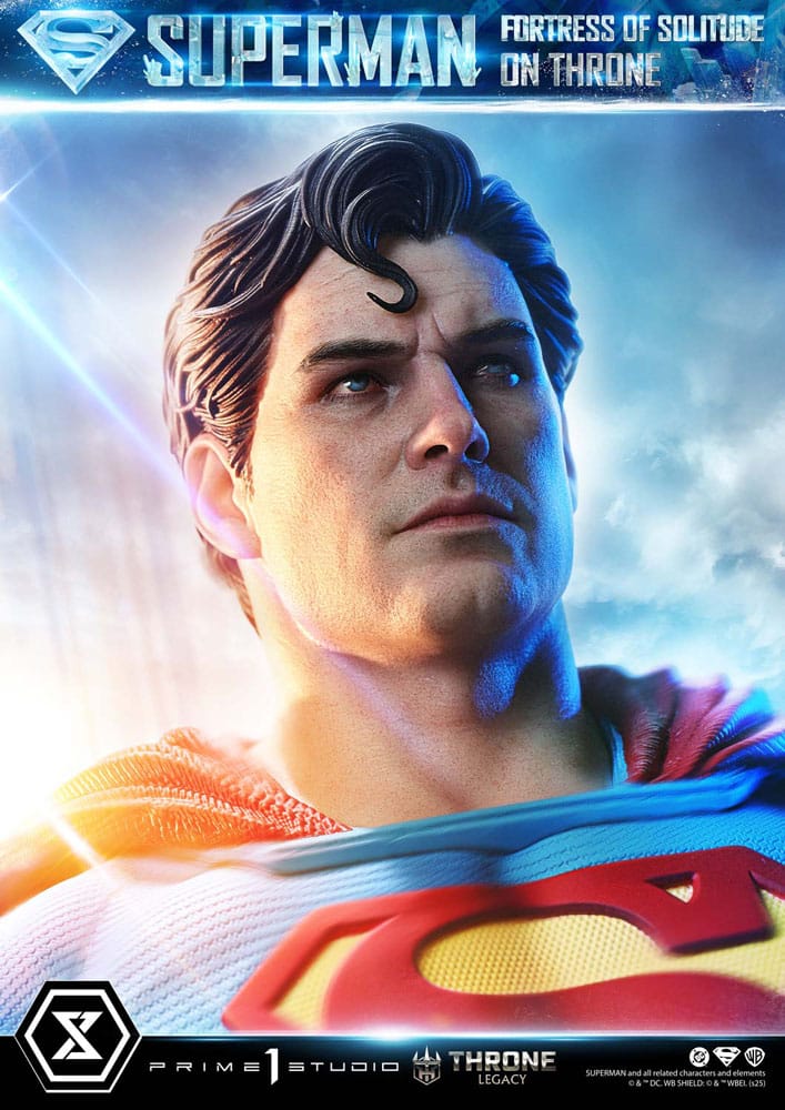 DC Comics Throne Legacy Collection Statue 1/4 Superman Fortress of Solitude on Throne (Design by Gabriele Dell'Otto) 52 cm - Preorder - ETA: 25.03.2027