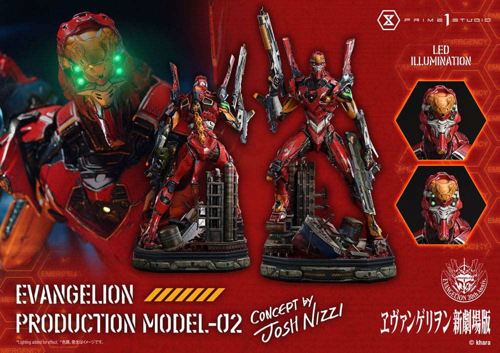 Rebuild of Evangelion Ultimate Diorama Masterline Series Statue Evangelion Production Model-02 (Concept By Josh Nizzi) 73 cm - Preorder - ETA: 25.03.2027