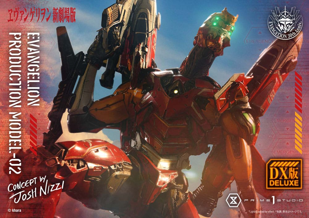 Rebuild of Evangelion Ultimate Diorama Masterline Series Statue Evangelion Production Model-02 (Concept By Josh Nizzi) Deluxe Version 73 cm - Preorder - ETA: 25.03.2027