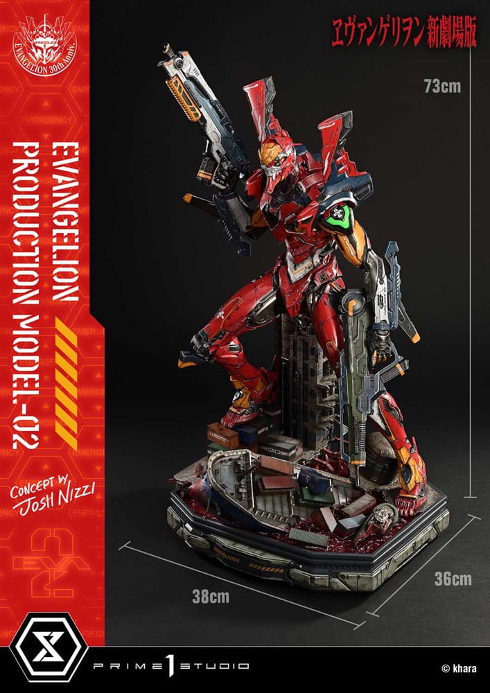 Rebuild of Evangelion Ultimate Diorama Masterline Series Statue Evangelion Production Model-02 (Concept By Josh Nizzi) Deluxe Version 73 cm - Preorder - ETA: 25.03.2027