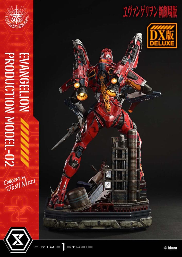 Rebuild of Evangelion Ultimate Diorama Masterline Series Statue Evangelion Production Model-02 (Concept By Josh Nizzi) Deluxe Version 73 cm - Preorder - ETA: 25.03.2027