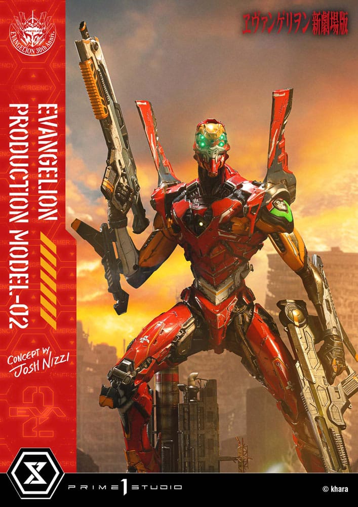 Rebuild of Evangelion Ultimate Diorama Masterline Series Statue Evangelion Production Model-02 (Concept By Josh Nizzi) Deluxe Version 73 cm - Preorder - ETA: 25.03.2027