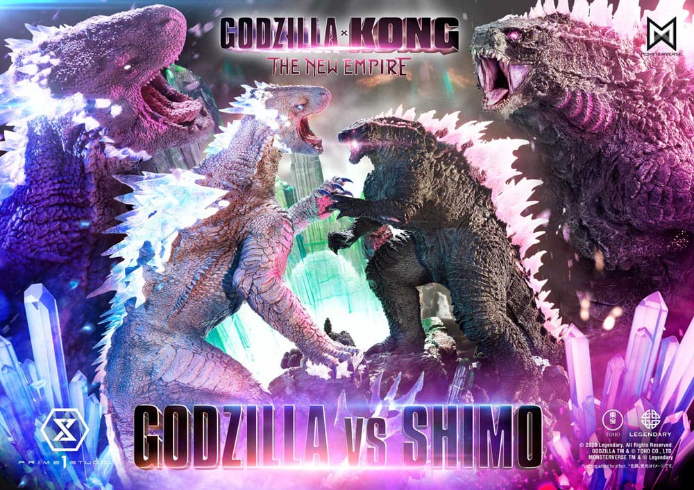Godzilla x Kong: The New Empire Ultimate Diorama Masterline Series Statue Godzilla vs Shimo Bonus Version 86 cm - Preorder - ETA: 25.01.2027