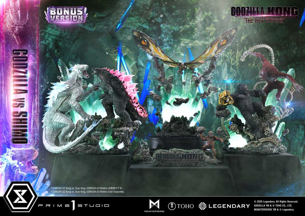 Godzilla x Kong: The New Empire Ultimate Diorama Masterline Series Statue Godzilla vs Shimo Bonus Version 86 cm - Preorder - ETA: 25.01.2027