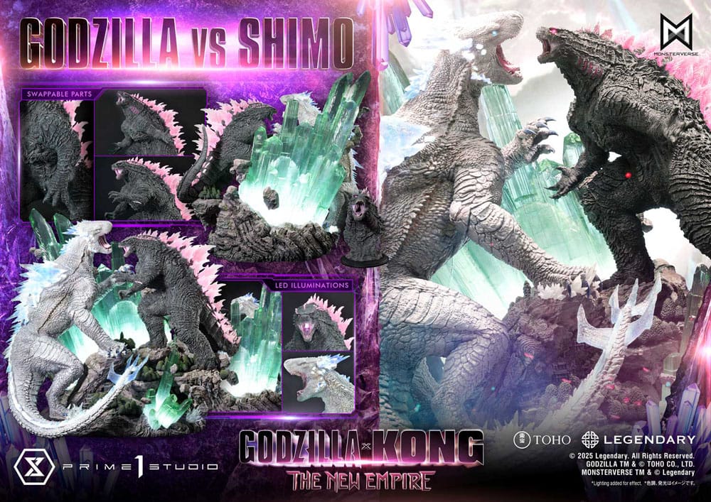 Godzilla x Kong: The New Empire Ultimate Diorama Masterline Series Statue Godzilla vs Shimo Bonus Version 86 cm - Preorder - ETA: 25.01.2027