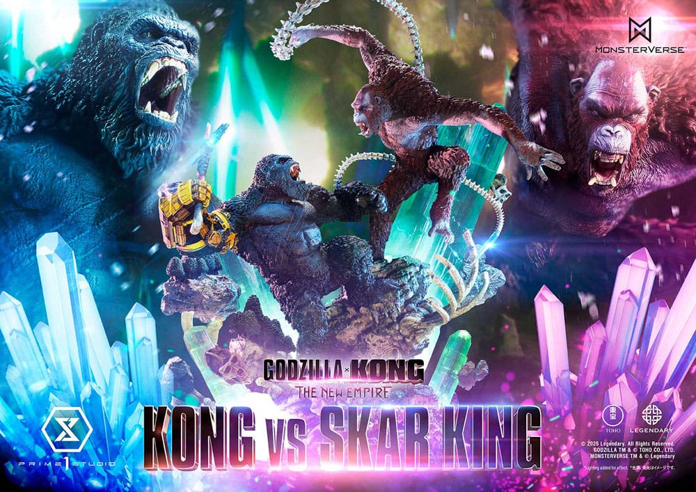 Godzilla x Kong: The New Empire Ultimate Diorama Masterline Series Statue Kong vs Skar King Bonus Version 104 cm - Preorder - ETA: 25.01.2027