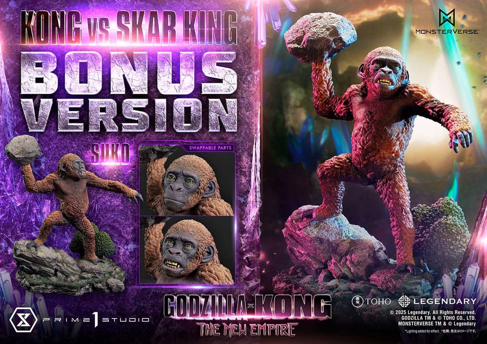 Godzilla x Kong: The New Empire Ultimate Diorama Masterline Series Statue Kong vs Skar King Bonus Version 104 cm - Preorder - ETA: 25.01.2027
