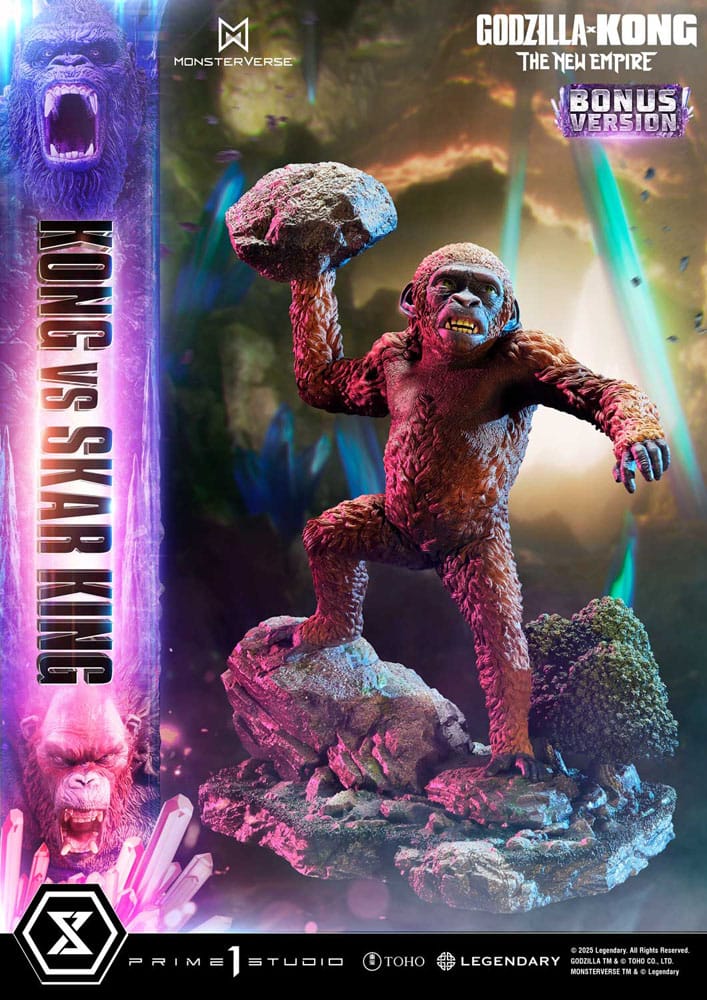 Godzilla x Kong: The New Empire Ultimate Diorama Masterline Series Statue Kong vs Skar King Bonus Version 104 cm - Preorder - ETA: 25.01.2027