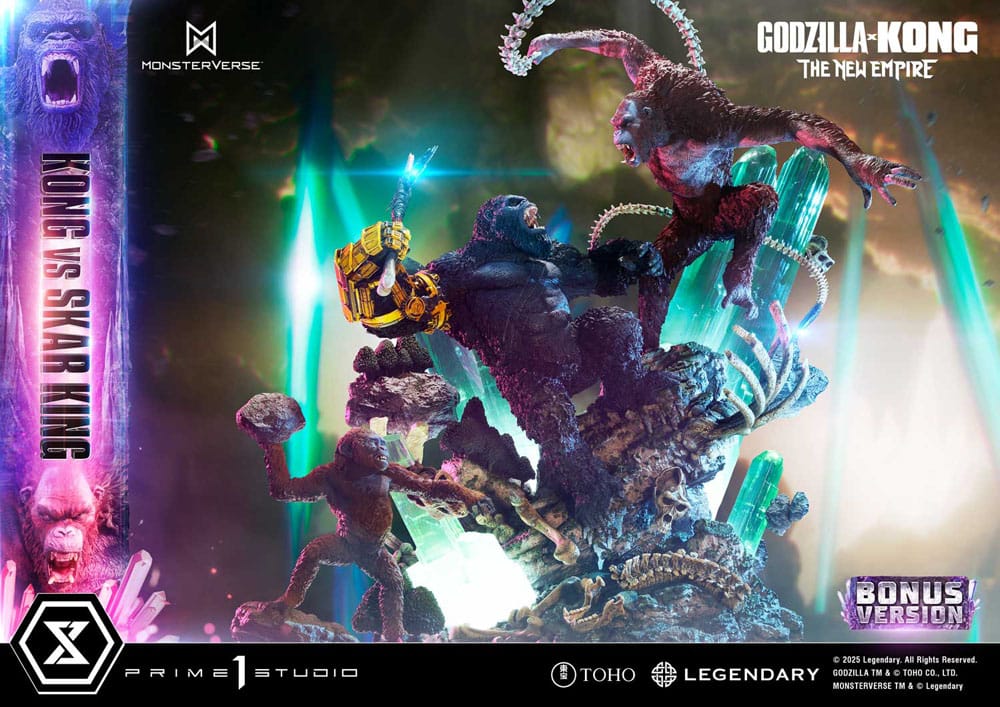 Godzilla x Kong: The New Empire Ultimate Diorama Masterline Series Statue Kong vs Skar King Bonus Version 104 cm - Preorder - ETA: 25.01.2027