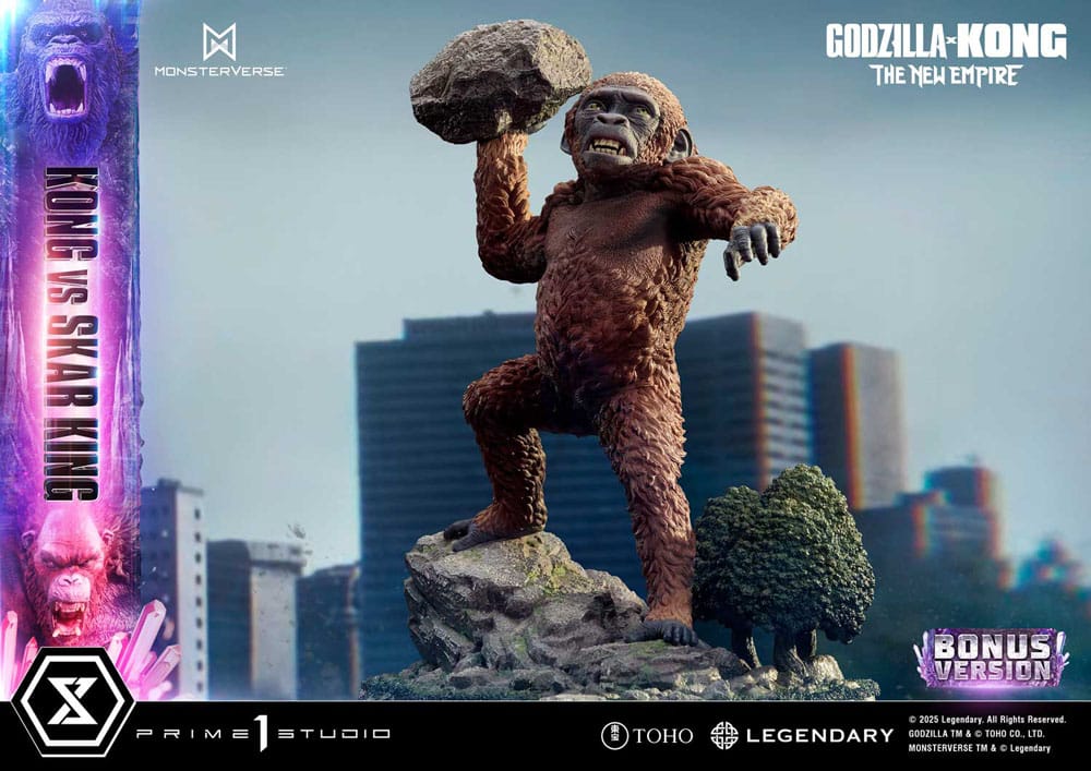 Godzilla x Kong: The New Empire Ultimate Diorama Masterline Series Statue Kong vs Skar King Bonus Version 104 cm - Preorder - ETA: 25.01.2027