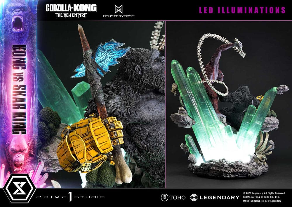 Godzilla x Kong: The New Empire Ultimate Diorama Masterline Series Statue Kong vs Skar King Bonus Version 104 cm - Preorder - ETA: 25.01.2027