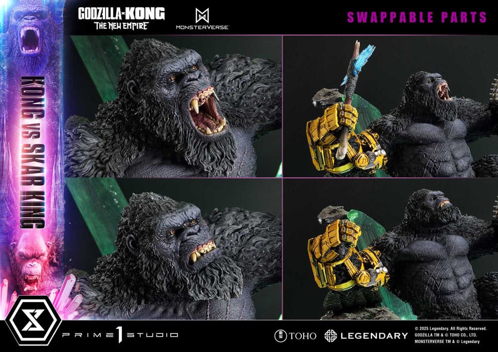 Godzilla x Kong: The New Empire Ultimate Diorama Masterline Series Statue Kong vs Skar King Bonus Version 104 cm - Preorder - ETA: 25.01.2027