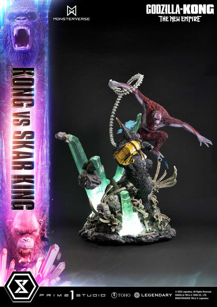 Godzilla x Kong: The New Empire Ultimate Diorama Masterline Series Statue Kong vs Skar King Bonus Version 104 cm - Preorder - ETA: 25.01.2027