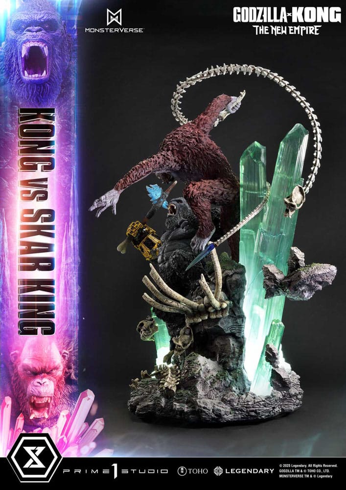 Godzilla x Kong: The New Empire Ultimate Diorama Masterline Series Statue Kong vs Skar King Bonus Version 104 cm - Preorder - ETA: 25.01.2027