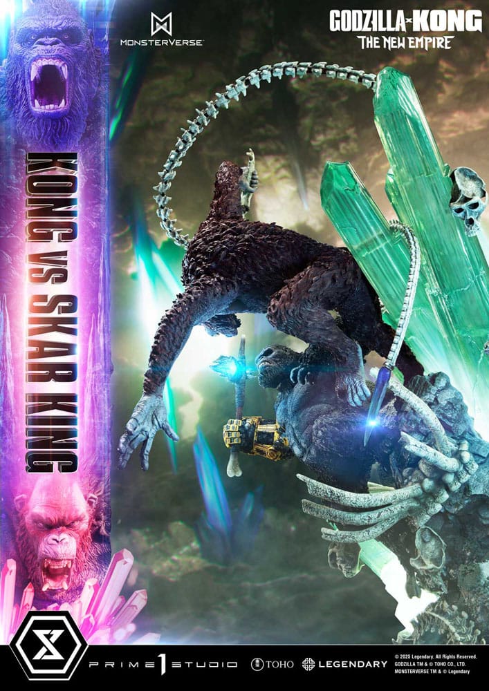 Godzilla x Kong: The New Empire Ultimate Diorama Masterline Series Statue Kong vs Skar King Bonus Version 104 cm - Preorder - ETA: 25.01.2027