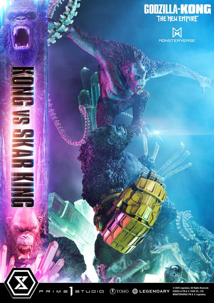 Godzilla x Kong: The New Empire Ultimate Diorama Masterline Series Statue Kong vs Skar King Bonus Version 104 cm - Preorder - ETA: 25.01.2027