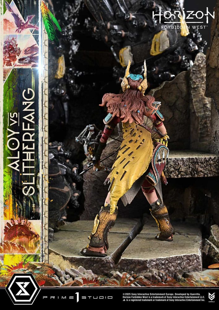 Horizon Forbidden West Ultimate Diorama Masterline Series Statue Aloy vs. The Slitherfang 82 cm - Preorder - ETA: 25.08.2027