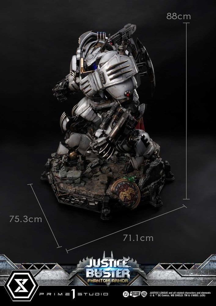 DC Comics Ultimate Museum Masterline Statue Justice Buster: Phantom Armor (Design By Josh Nizzi) Ultimate Bonus Version 88 cm - Preorder - ETA: 25.07.2028