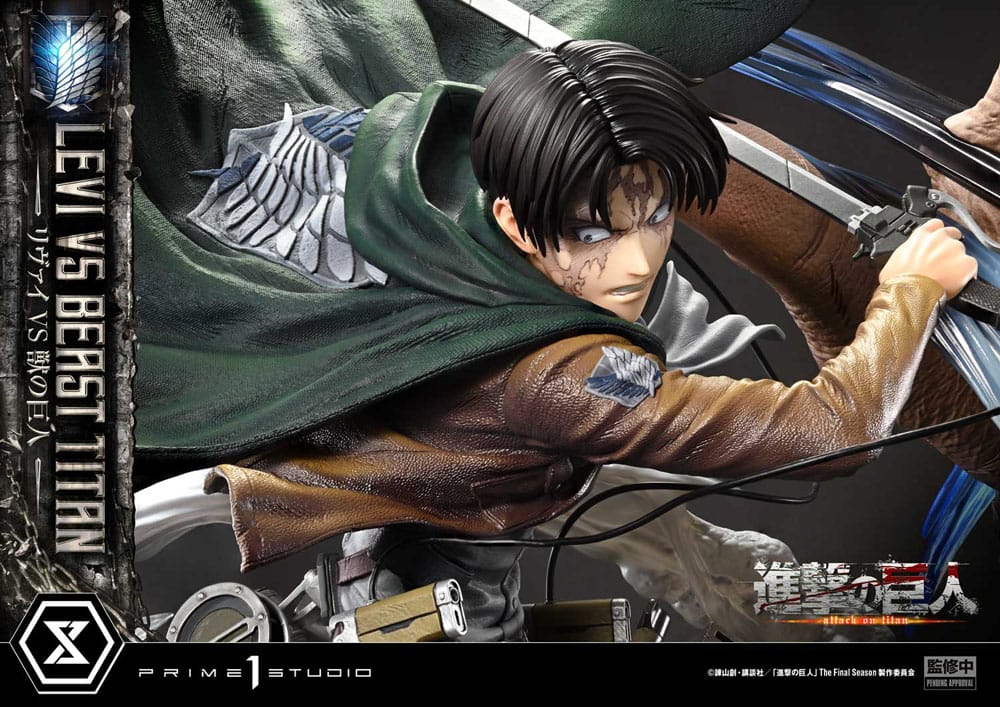 Attack on Titan Ultimate Premium Masterline Series Statue 1/4 Levi Versus Beast Titan 73 cm - Preorder - ETA: 25.04.2026