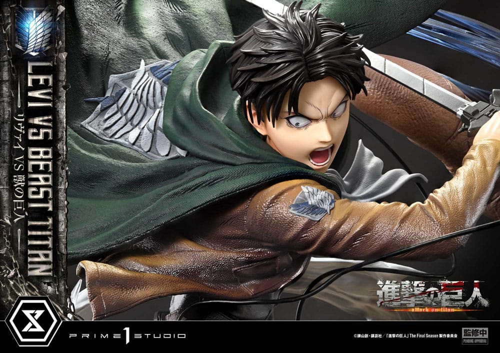 Attack on Titan Ultimate Premium Masterline Series Statue 1/4 Levi Versus Beast Titan 73 cm - Preorder - ETA: 25.04.2026