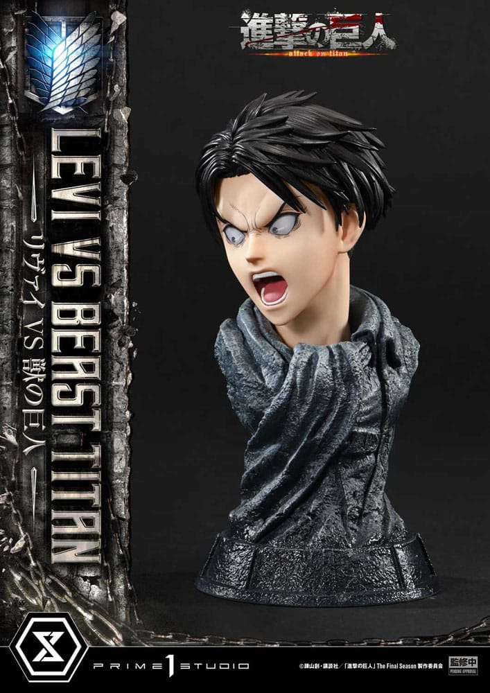Attack on Titan Ultimate Premium Masterline Series Statue 1/4 Levi Versus Beast Titan 73 cm - Preorder - ETA: 25.04.2026