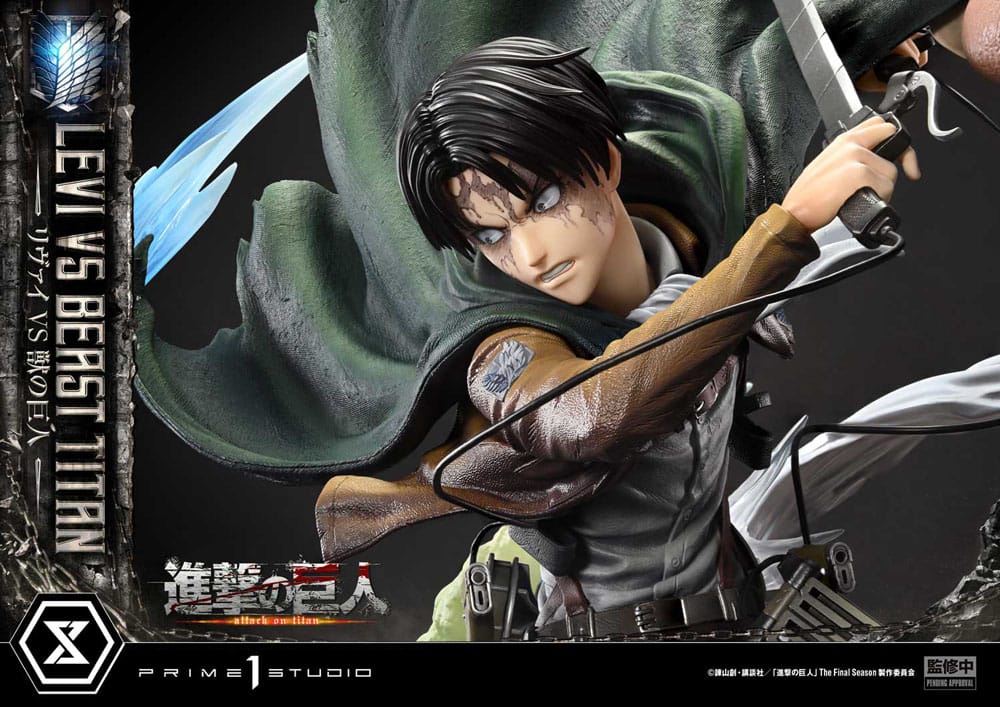 Attack on Titan Ultimate Premium Masterline Series Statue 1/4 Levi Versus Beast Titan 73 cm - Preorder - ETA: 25.04.2026