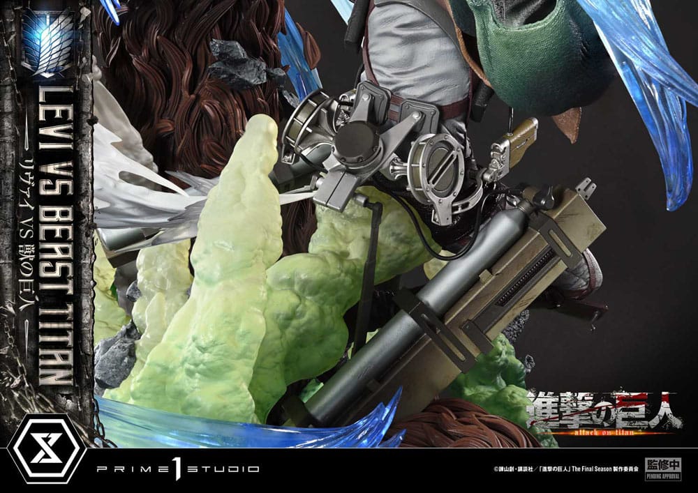 Attack on Titan Ultimate Premium Masterline Series Statue 1/4 Levi Versus Beast Titan 73 cm - Preorder - ETA: 25.04.2026