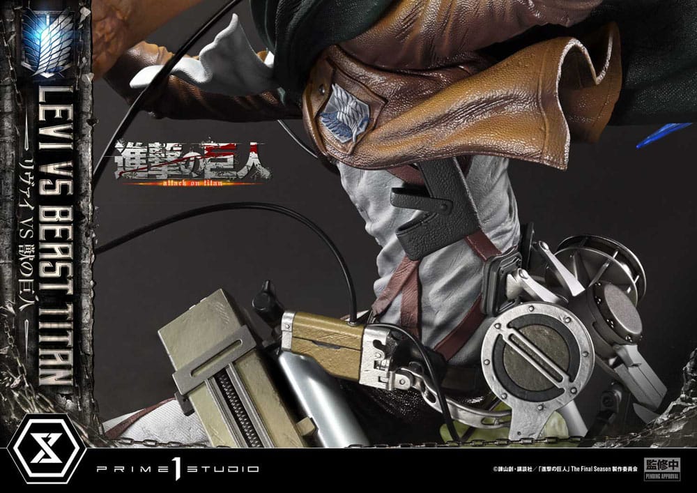 Attack on Titan Ultimate Premium Masterline Series Statue 1/4 Levi Versus Beast Titan 73 cm - Preorder - ETA: 25.04.2026
