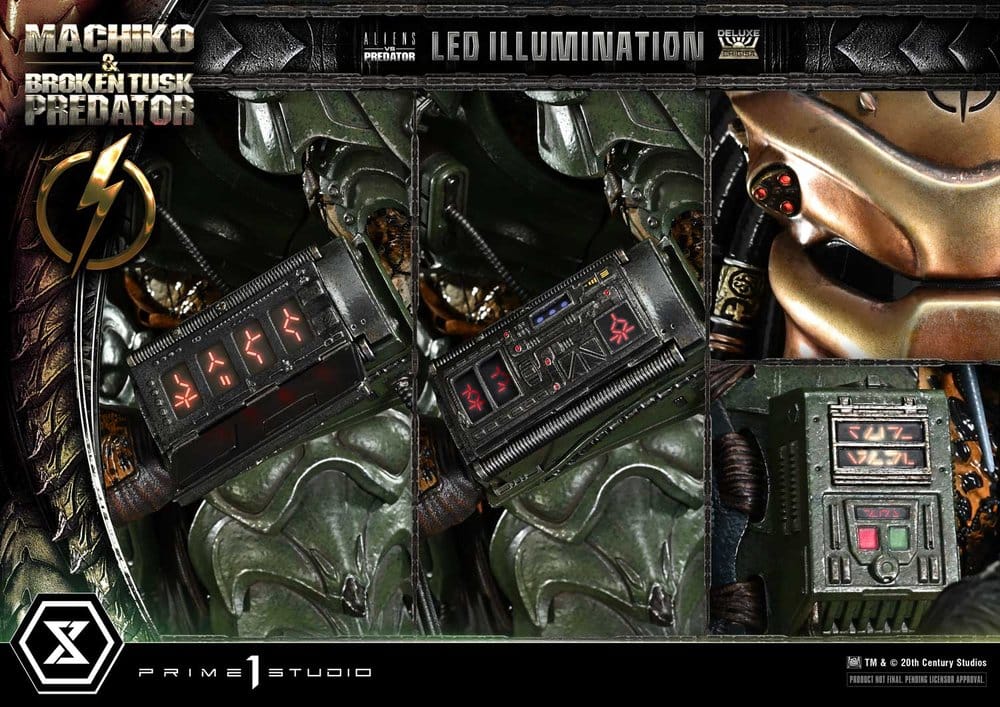 Aliens vs. Predator (Comic) Ultimate Premium Masterline Statue 1/4 Machiko & Broken Tusk Predator DX Bonus Version 84 cm - Preorder - ETA: 25.04.2028
