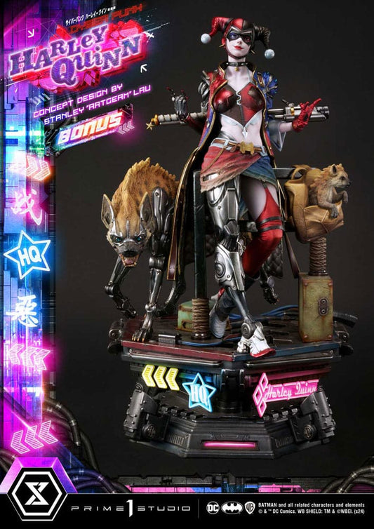 Batman Ultimate Premium Masterline Series Statue Cyberpunk Harley Quinn Deluxe Bonus Version 60 cm - Preorder - ETA: 20.07.2026
