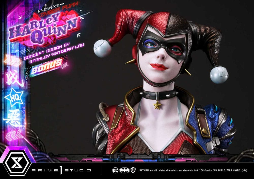 Batman Ultimate Premium Masterline Series Statue Cyberpunk Harley Quinn Deluxe Bonus Version 60 cm - Preorder - ETA: 20.07.2026