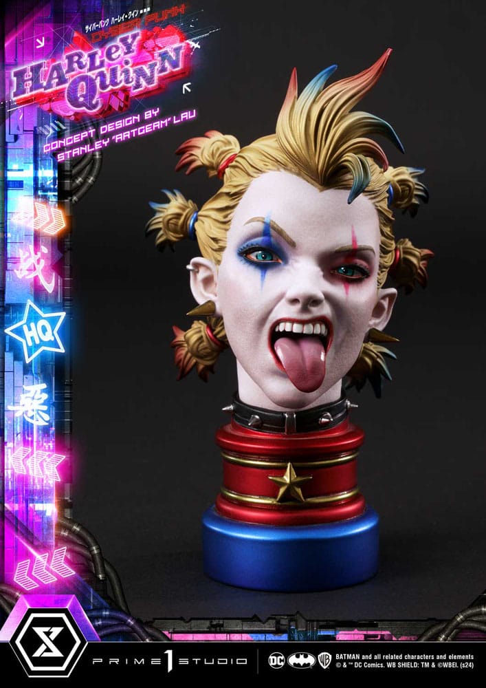 Batman Ultimate Premium Masterline Series Statue Cyberpunk Harley Quinn Deluxe Bonus Version 60 cm - Preorder - ETA: 20.07.2026
