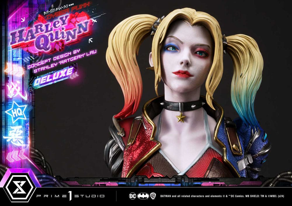Batman Ultimate Premium Masterline Series Statue Cyberpunk Harley Quinn Deluxe Bonus Version 60 cm - Preorder - ETA: 20.07.2026