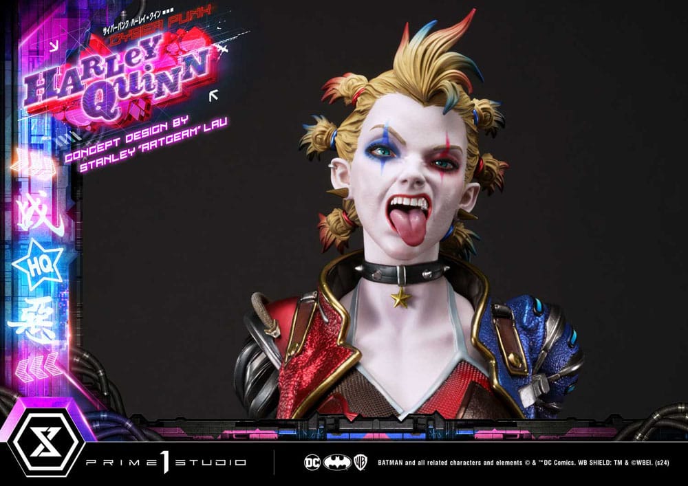 Batman Ultimate Premium Masterline Series Statue Cyberpunk Harley Quinn Deluxe Bonus Version 60 cm - Preorder - ETA: 20.07.2026